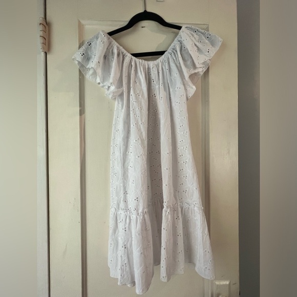 NWT Eberjey Sardinia Mini Dress Eyelet S - Picture 6 of 13